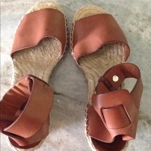 Vince leather espadrilles